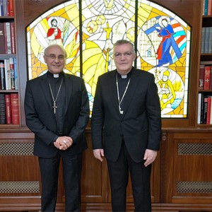 Kardinal Bozanić primio apostolskog nuncija mons. Girellija